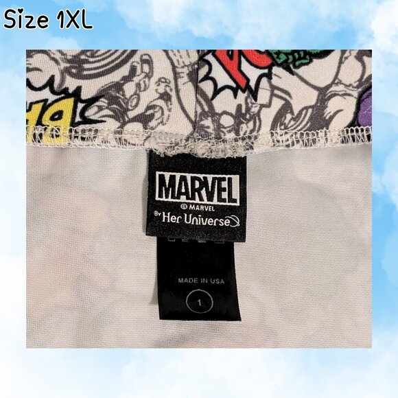 {Her Universe} Marvel Comic Superhero Skirt - Picture 3 of 3